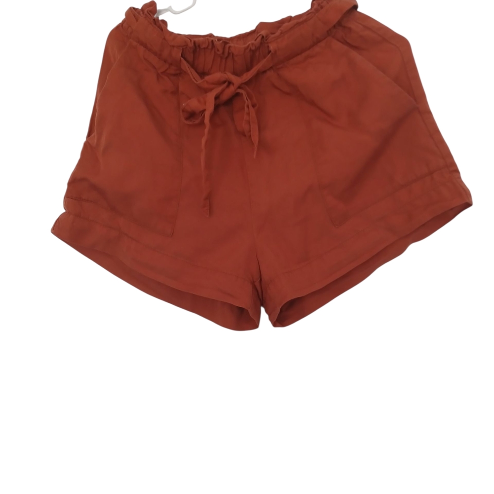 Chic High Waist Rust Shorts